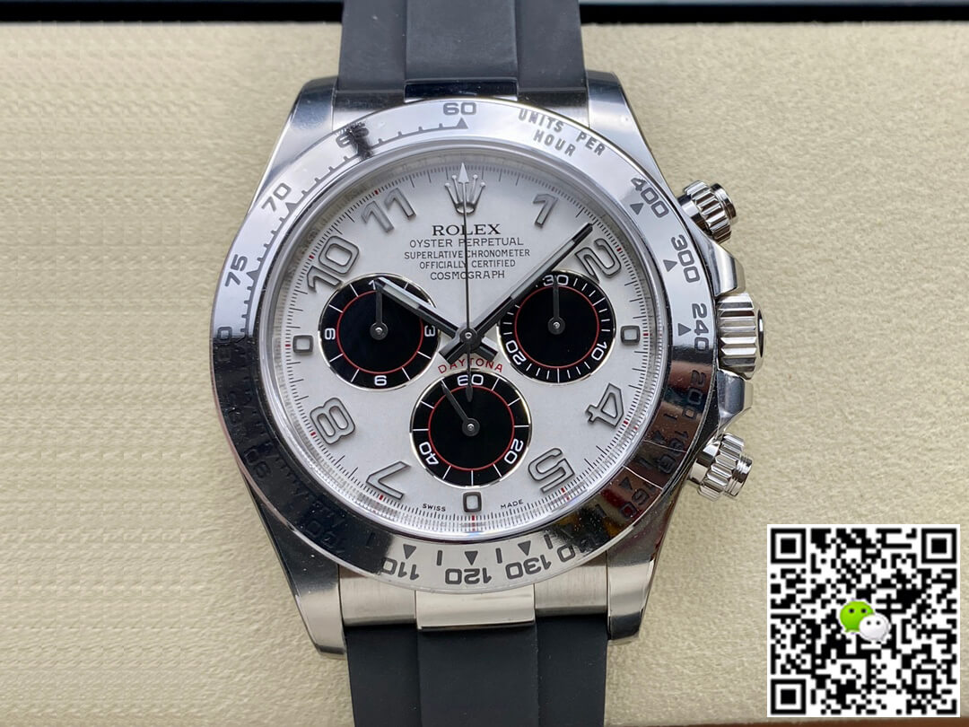 Replica R01ex Cosmograph Daytona 116519 1:1 Best Edition Clean Factory Silvery White Dial
