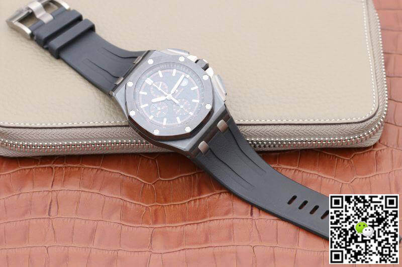 Replica Audemars P1g*et Royal Oak Offshore 26400SO.OO.A002CA.02 JF Factory 1:1 Best Edition Swiss ETA3126 Black Textured Dial