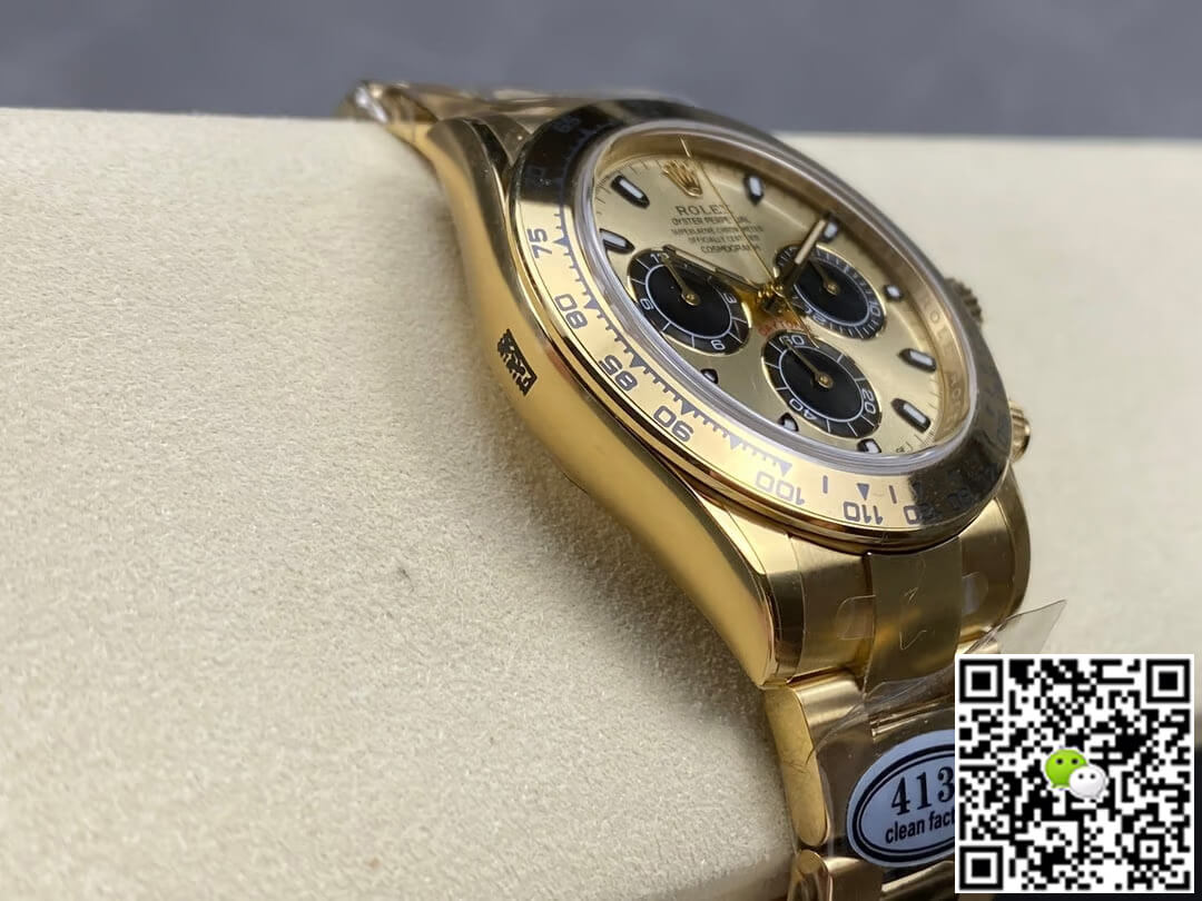 Replica R01ex Cosmograph Daytona M116508-0014 1:1 Best Edition Clean Factory Yellow Gold