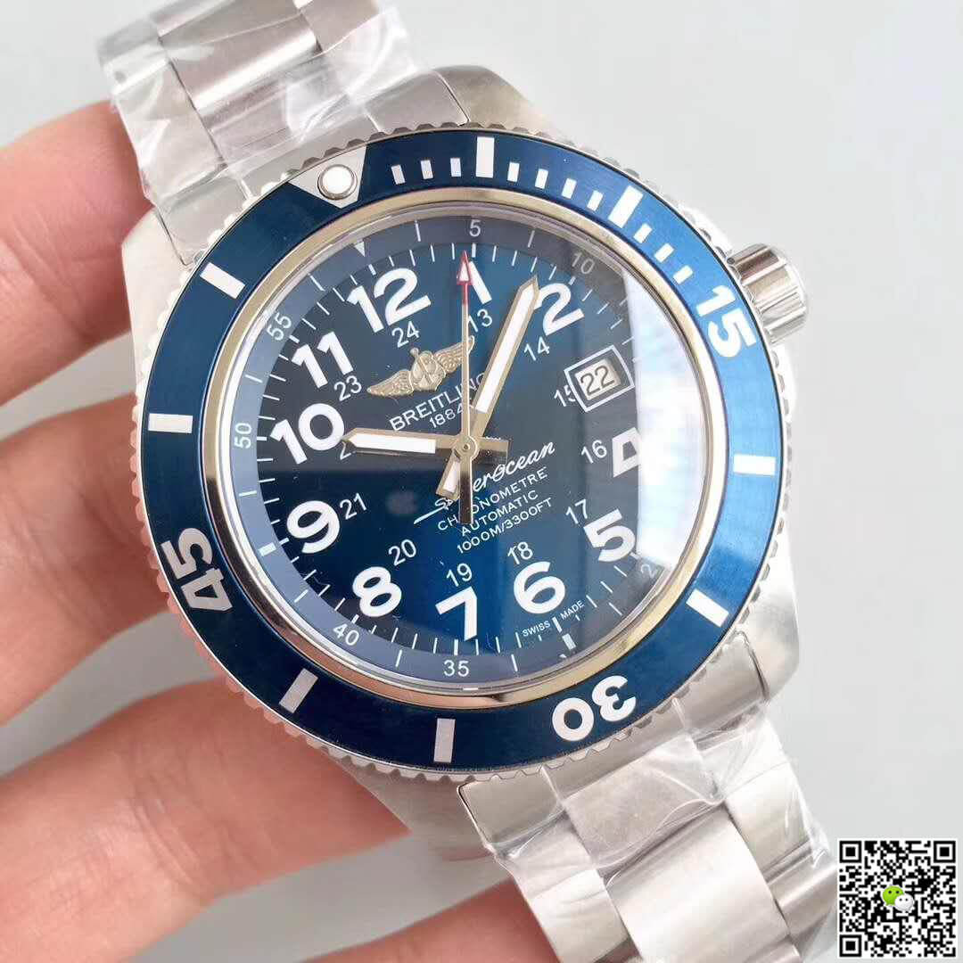 Breitling Replica S*perocean II A17392D7/BD68 GF Factory 1:1 Best Edition Swiss ETA2824 Blue Dial