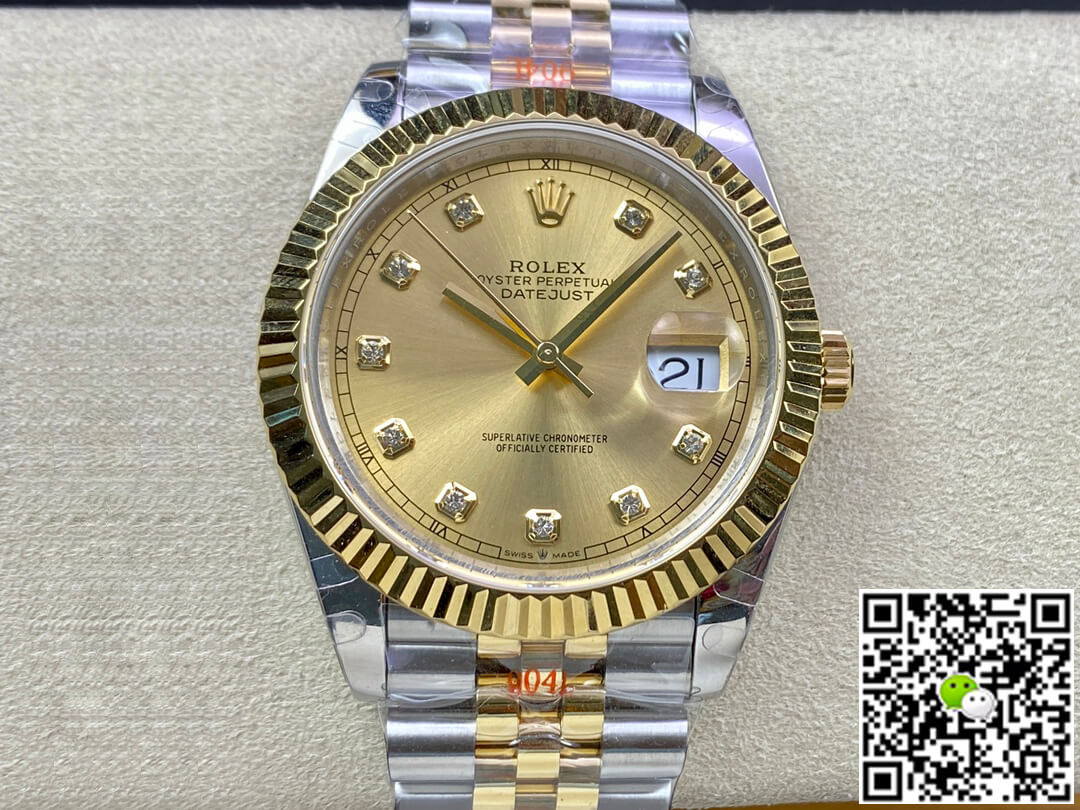Replica R01ex Datejust M126333-0012 1:1 Best Edition GM Factory Yellow Gold