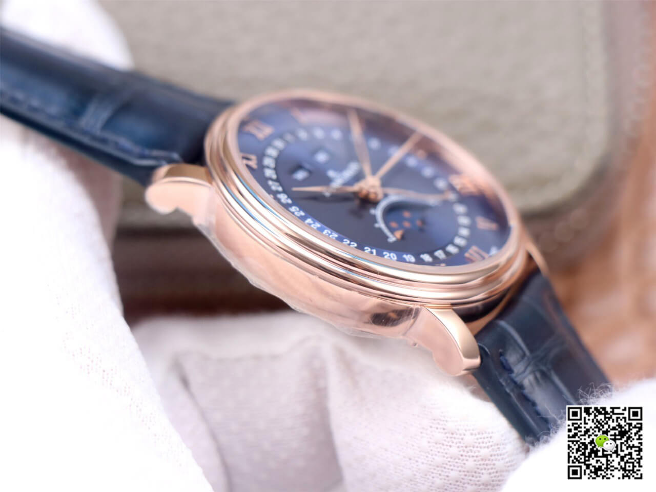 Replica Blancpain Villeret 6654-3640-55 1:1 Best Edition OM Factory V3 Rose Gold