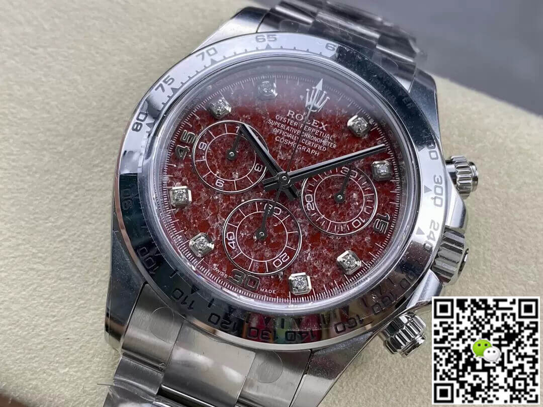 Replica R01ex Cosmograph Daytona 116589 1:1 Best Edition Clean Factory Pomegranate Dial
