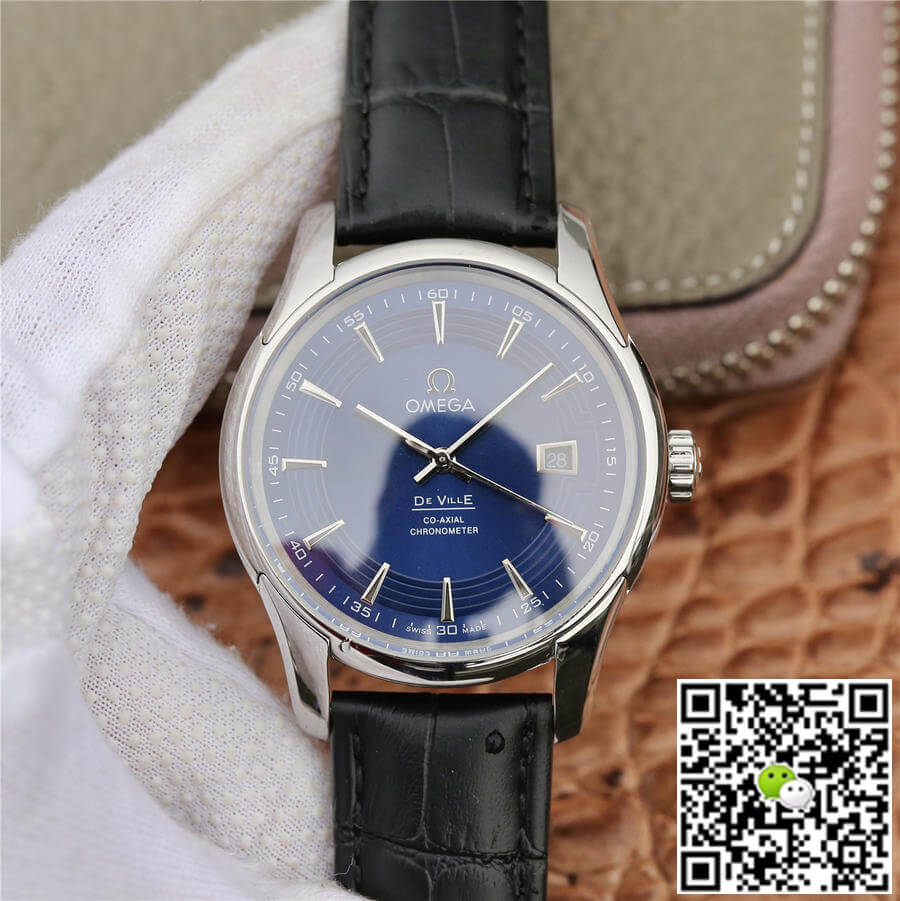 Replica 0me*ga De Ville 431.33.41.21.03.001 1:1 Best Edition VS Factory Dark Blue Dial