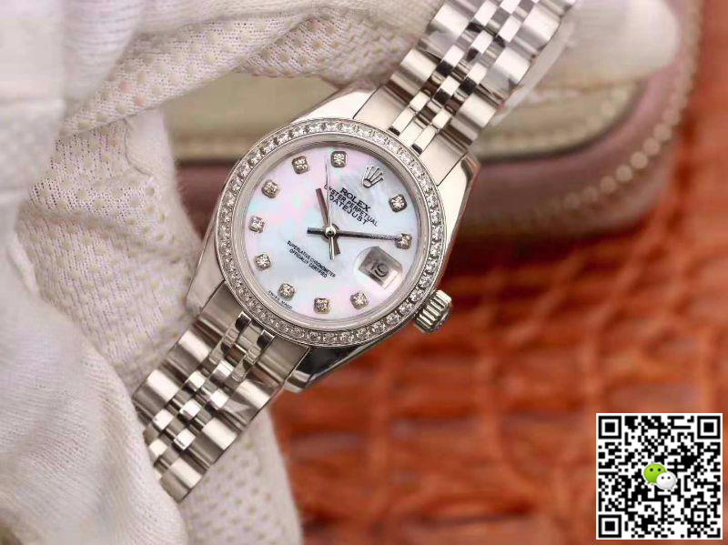 Replica R01ex Lady Datejust 28MM 1:1 Best Edition Swiss Original Imported NH05 Movement Enamel Dial