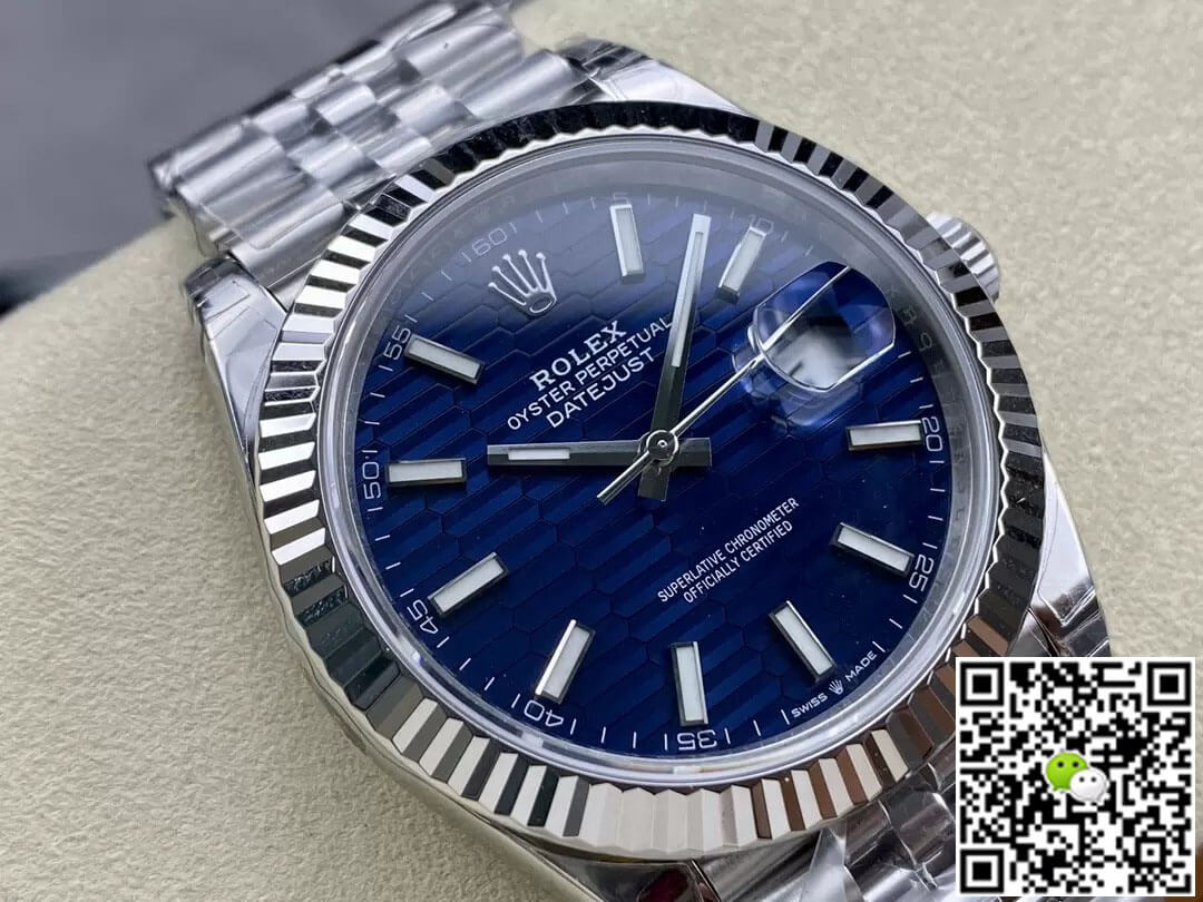 Replica R01ex Datejust M126334-0031 41MM 1:1 Best Edition VS Factory Blue Dial