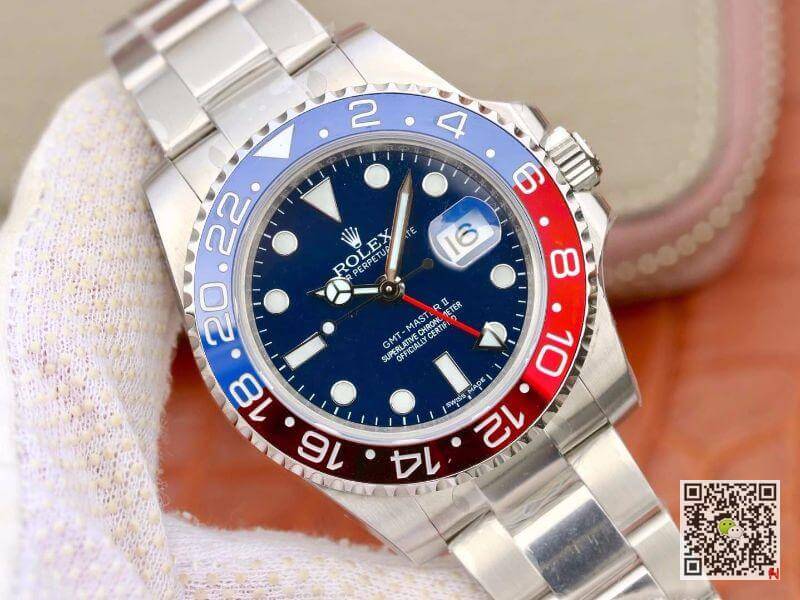 Replica R01ex GMT Master II 126710BLRO EW Factory Mechanical Watches 1:1 Best Edition Swiss ETA 2836
