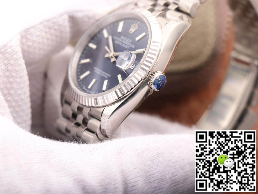 Replica R01ex Datejust M126234-0017 1:1 Best Edition EW Factory Blue Dial