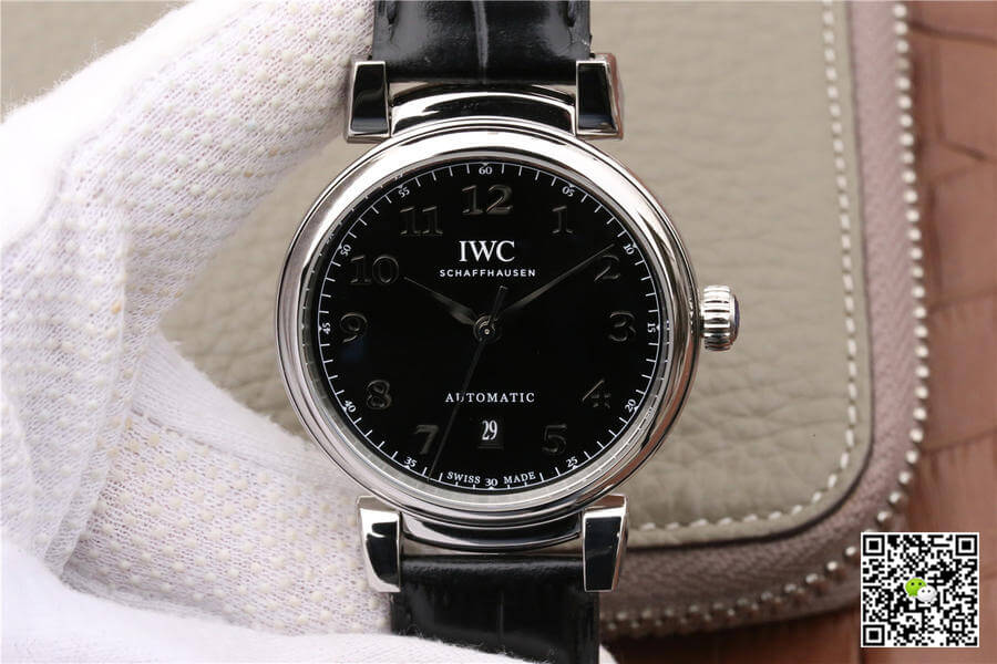 Replica IWC Da Vinci IW356601 1:1 Best Edition MKS Factory Black Dial