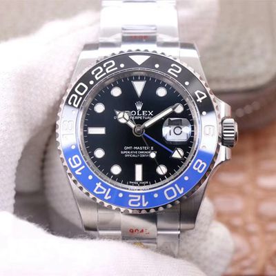 Replica R01ex GMT Master II 116710BLNR-78200 1:1 Best Edition Noob Factory V11 Blue Needle Swiss ETA3186