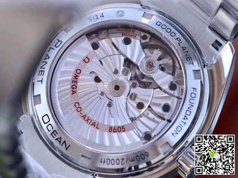 Replica 0me*ga Seamaster Planet Ocean 232.90.44.22.03.001 VS Factory 1:1 Best Edition Swiss ETA8605 Blue Dial