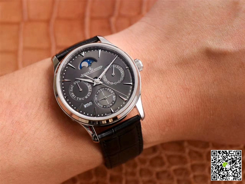 Replica Jaeger LeCoultre Master Ultra Thin 130354J 1:1 Best Edition V9 Factory Gray Dial Swiss ETA868