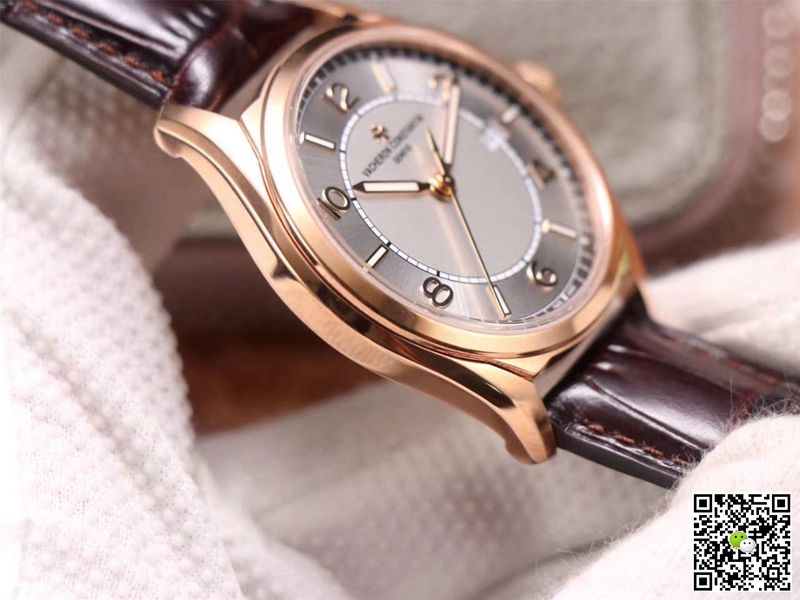 Replica Vacheron C0nstan1n Fiftysix 4600E/000R-B441 1:1 Best Edition ZF Factory Rose Gold Swiss ETA1326