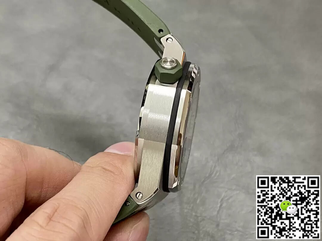 Replica Audemars P1g*et Royal Oak Offshore 15710ST.OO.A052CA.01 1:1 Best Edition APS Factory Green Dial