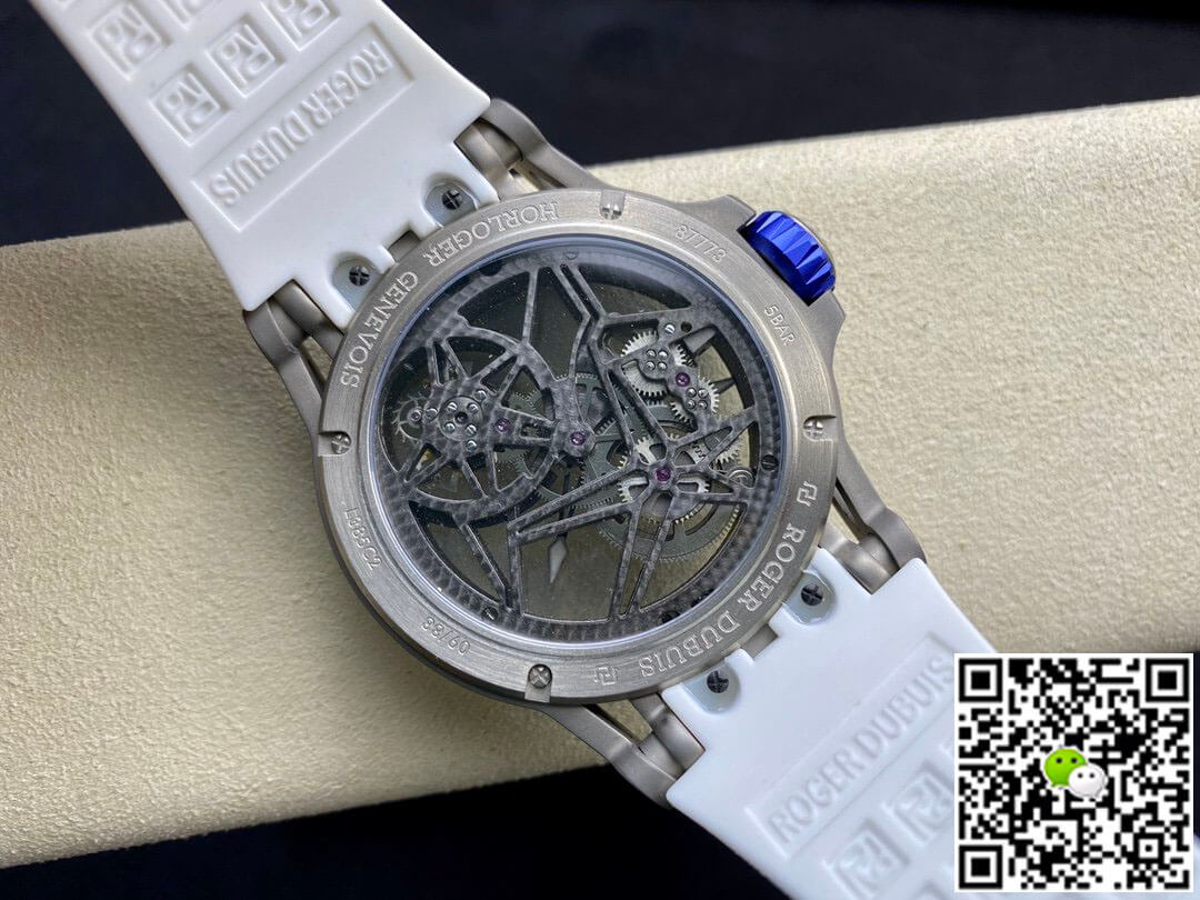 Replica Roger Dubuis Excalibur RDDBEX0479 1:1 Best Edition BBR Factory Tourbillon Rubber Strap