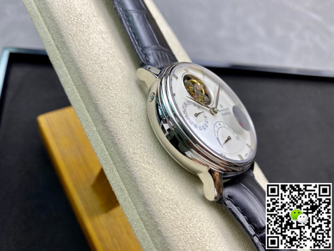 Replica Blancpain Villeret 6025-1542-55 True Tourbillon 1:1 Best Edition JB Factory White Dial Swiss Cal.25