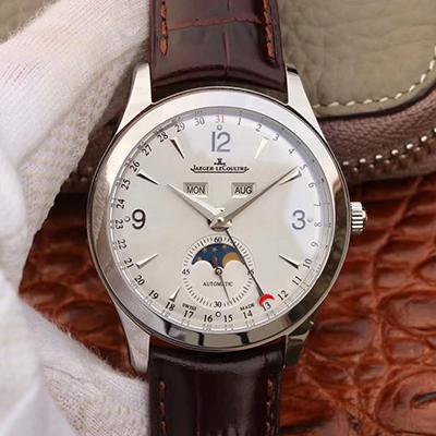 Replica Jaeger-LeCoultre Master Calendar 1558420 OM factory 1:1 Best Edition Swiss ETA866 White dial