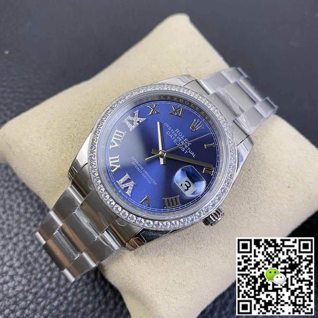 Replica R01ex Datejust M126284RBR 1:1 Best Edition EW Factory Blue Dial