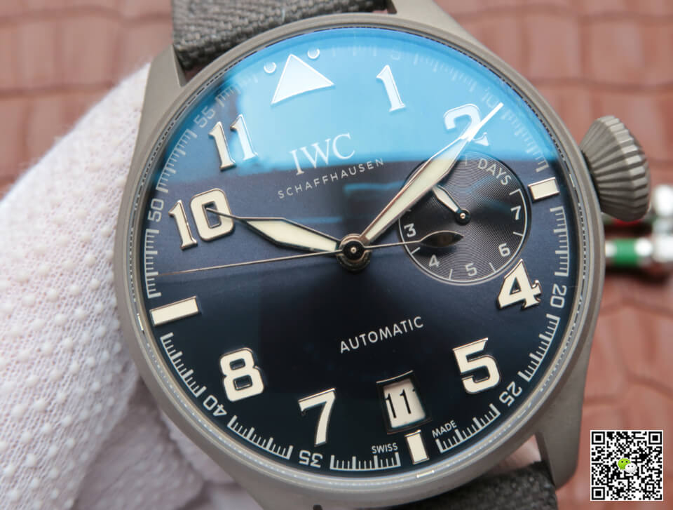 Replica IWC Pilot IW500909 1:1 Best Edition MKS Factory Titanium Ceramic Limited Edition Blue Dial