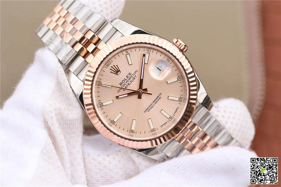 Replica R01ex Datejust M126331-0010 1:1 Best Edition EW Factory Rose Gold