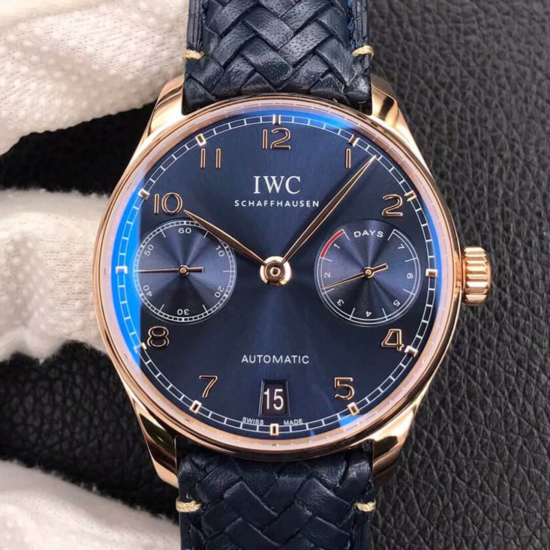 Replica IWC Portugieser IW500713 1:1 Best Edition ZF Factory Blue Dial