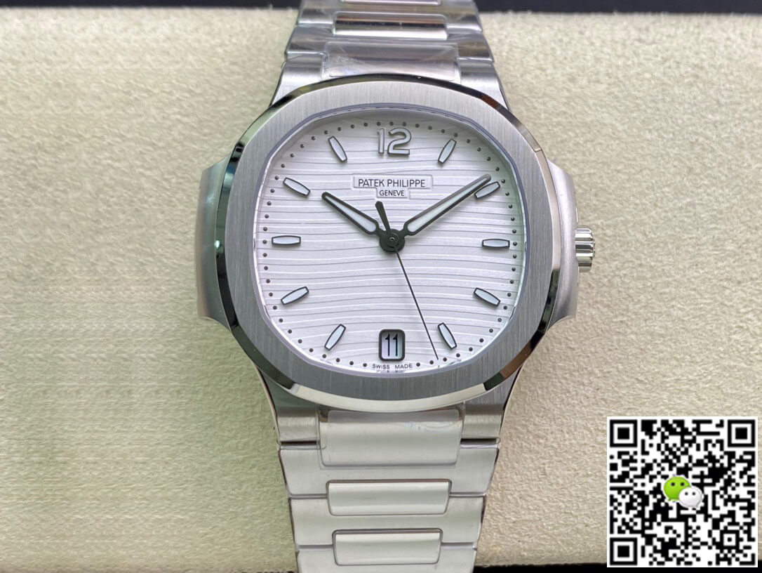 Replica Pat*k Phi1i*pe Nautilus Ladies 7118/1A-010 1:1 Best Edition 3K Factory Silver Dial