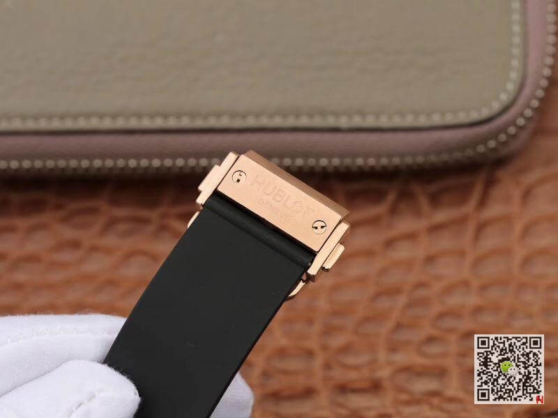 Replica Hublot Classic Fusion 45mm Tourbillon 1:1 Best Edition With D1am0nd Rosegold White Dial Swiss Toubillon