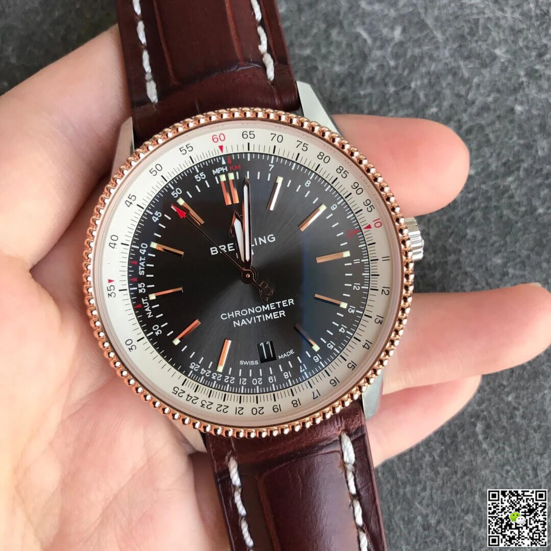 Replica Breitling Navitimer 1 U17326211M1P2 1:1 Best Edition V7 Factory Cowhide Strap