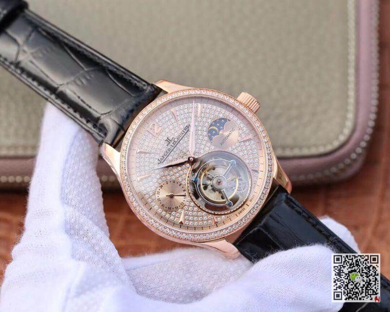 Replica Jaeger-LeCoultre Master Complication Functions Real Tourbillon 1:1 Best Edition Swiss Hand-winding 3310 Rosegold