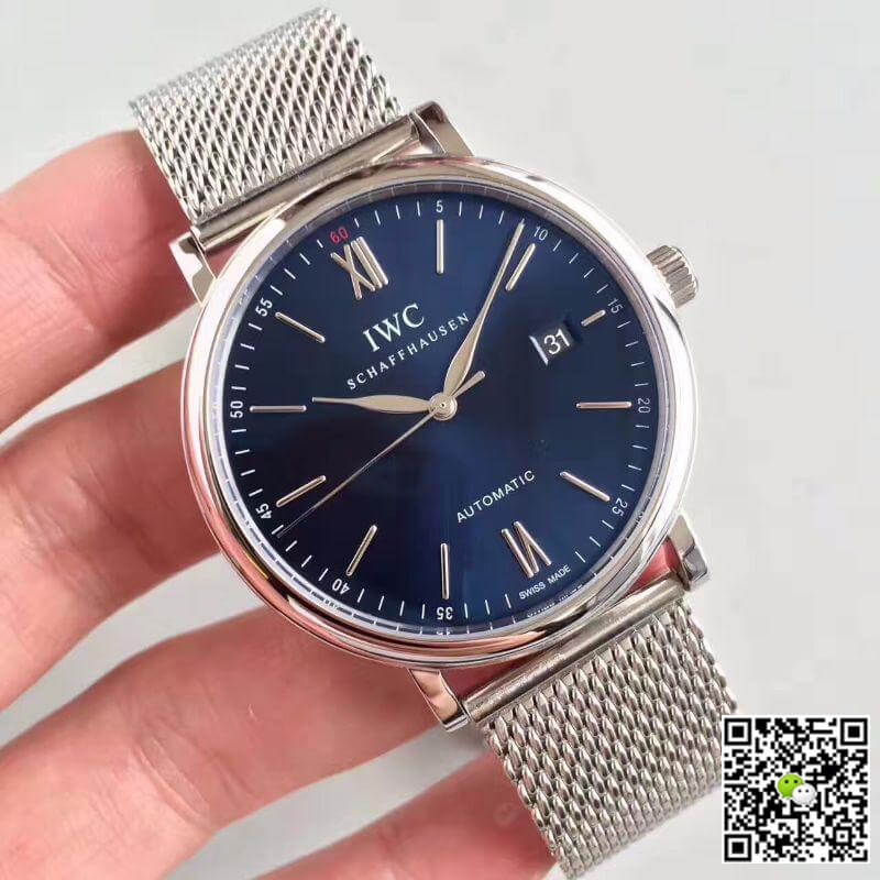 Replica IWC Portofino IW356512 MKS Factory 1:1 Best Edition Swiss ETA2892 Blue Sunburst Dial