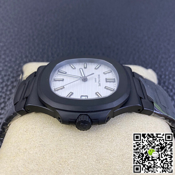 Replica Pat*k Phi1i*pe Nautilus 1:1 Best Edition PPF Factory V4 DCL Version White Dial
