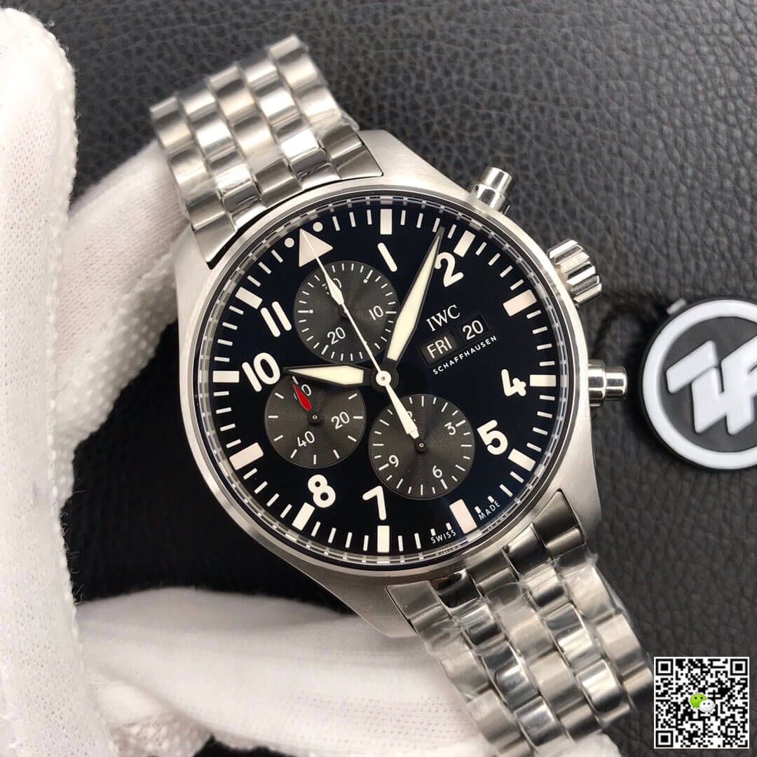 Replica IWC Pilot IW377710 1:1 Best Edition ZF Factory Black Dial
