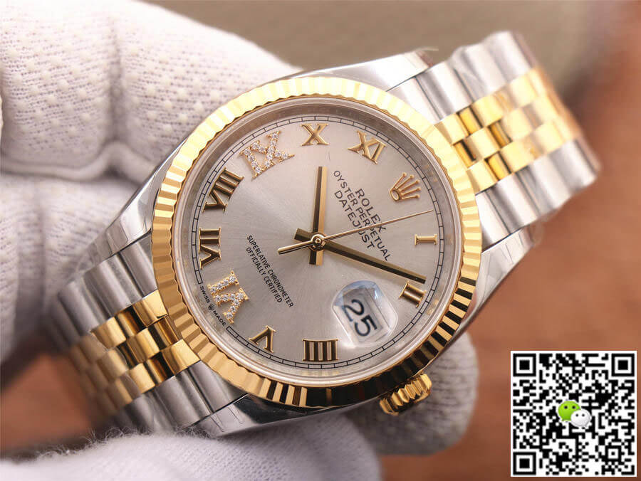 Replica R01ex Datejust M126233-0031 1:1 Best Edition EW Factory Silver Dial