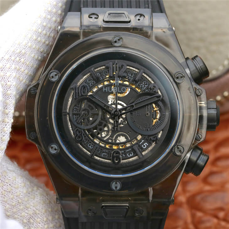 Replica Hublot Big Bang 411.JX.4802.RT 1:1 Best Edition Black Case Black Strap