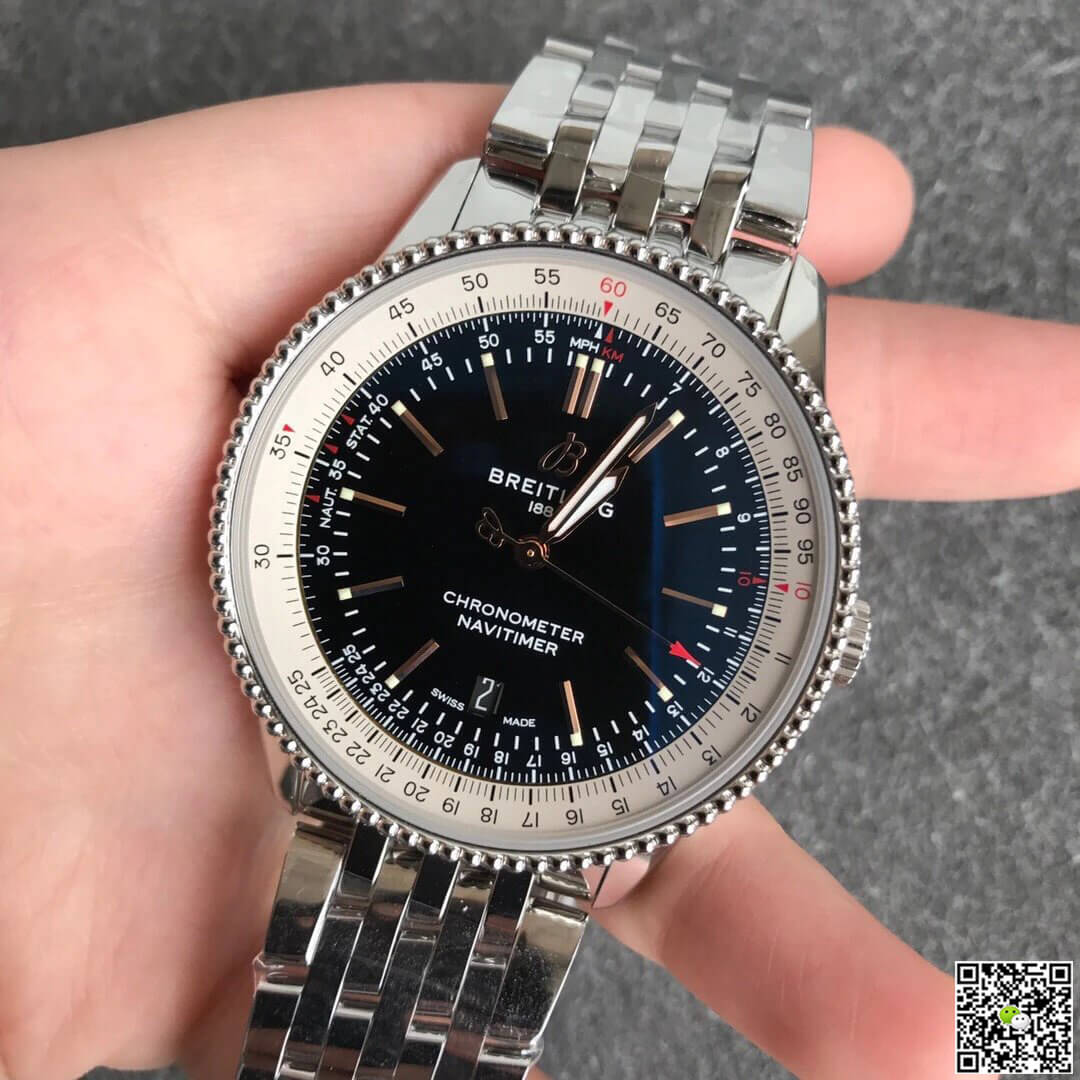Replica Breitling Navitimer 1 A17326211B1A1 1:1 Best Edition V7 Factory Black Dial