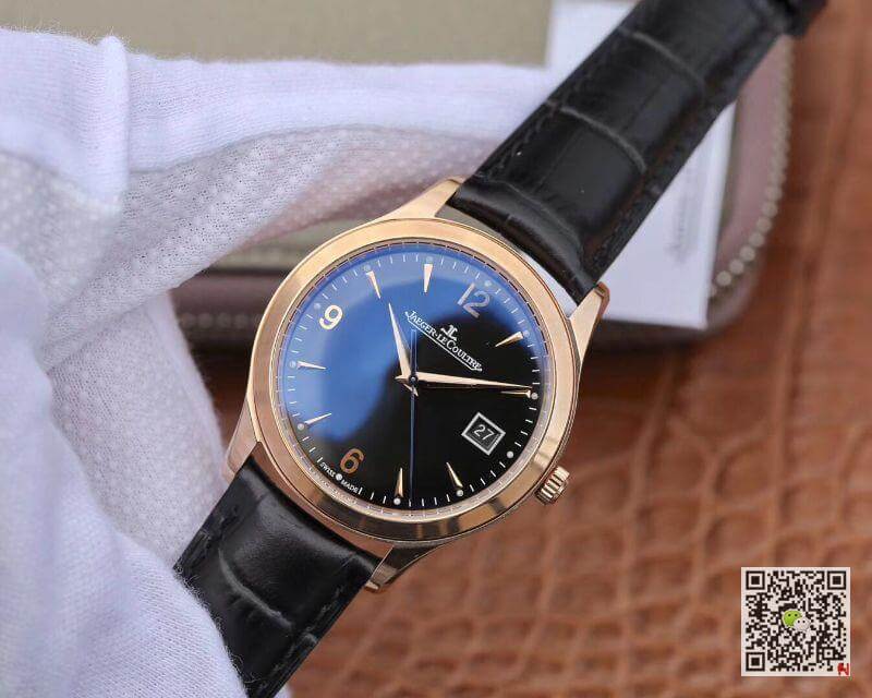 Replica Jaeger LeCoultre Master Control Date Q1542520 ZF Factory 1:1 Best Edition Swiss ETA9015 Black Dial