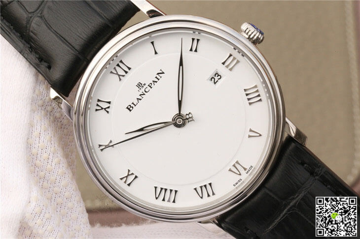 Replica Blancpain Villeret 6651-1127-55B 1:1 Best Edition ZF Factory White Dial