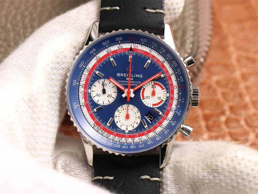 Replica Breitling Navitimer AB01212B1C1A1 1:1 Best Edition V9 Factory Blue Dial