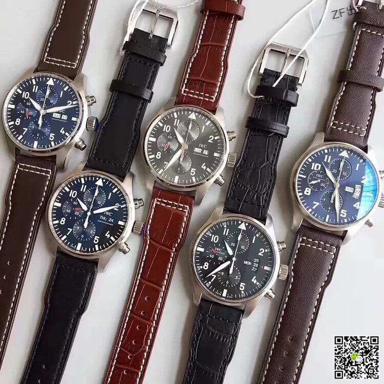 Replica IWC Pilot IW37777 1:1 Best Edition ZF Factory Black Dial