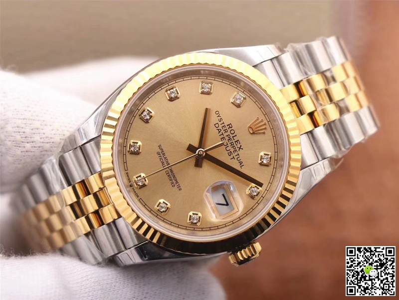 Replica R01ex Datejust M126233-0017 1:1 Best Edition Champagne Dial