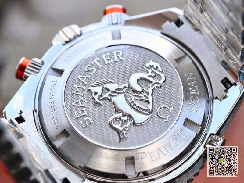 Replica 0me*ga Seamaster Planet Ocean 232.30.46.51.01.002 1:1 Best Edition Swiss ETA7750 Black Dial with orange marker