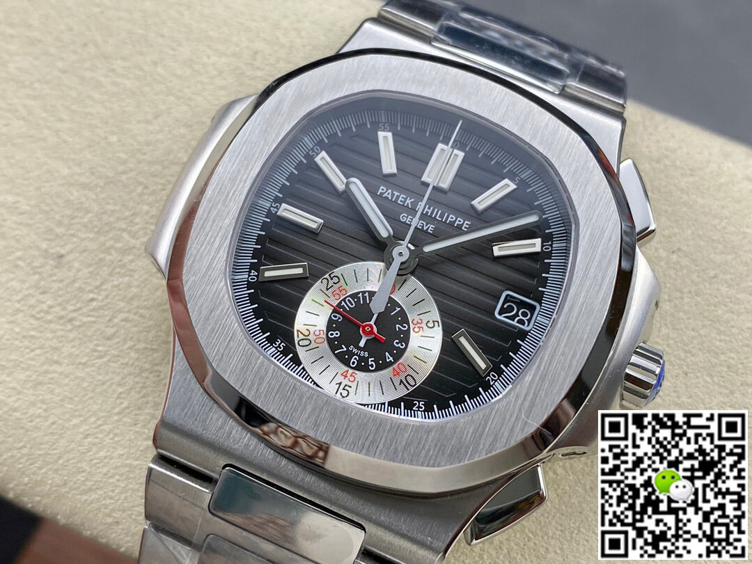 Replica Pat*k Phi1i*pe Nautilus 5980/1A-014 1:1 Best Edition PPF Factory Black Dial