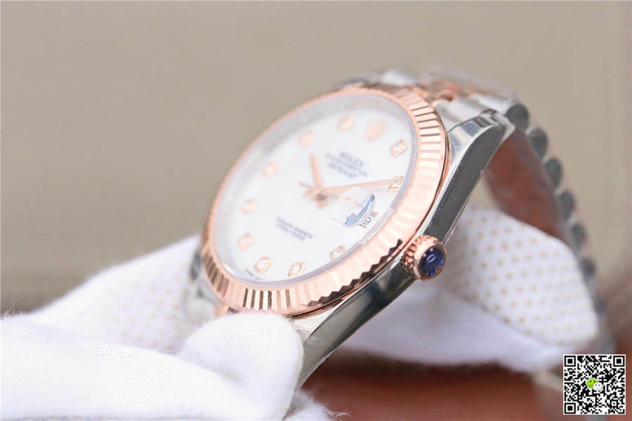Replica R01ex Datejust M126331-0014 1:1 Best Edition EW Factory Rose Gold Mother-Of-Pearl Dial