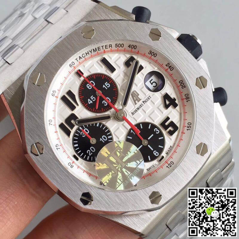 Replica Audemars P1g*et Royal Oak Offshore 26170ST.OO.1000ST.01 JF Factory 1:1 Best Edition Swiss ETA7750 White Dial