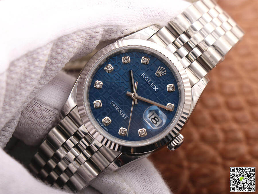 Replica R01ex Datejust M126234-0011 1:1 Best Edition EW Factory Blue Dial