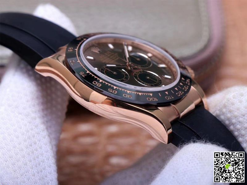 R01ex Daytona Replica M116515LN-0041 1:1 Best Edition Noob Factory Chocolate Dial Swiss ETA4130