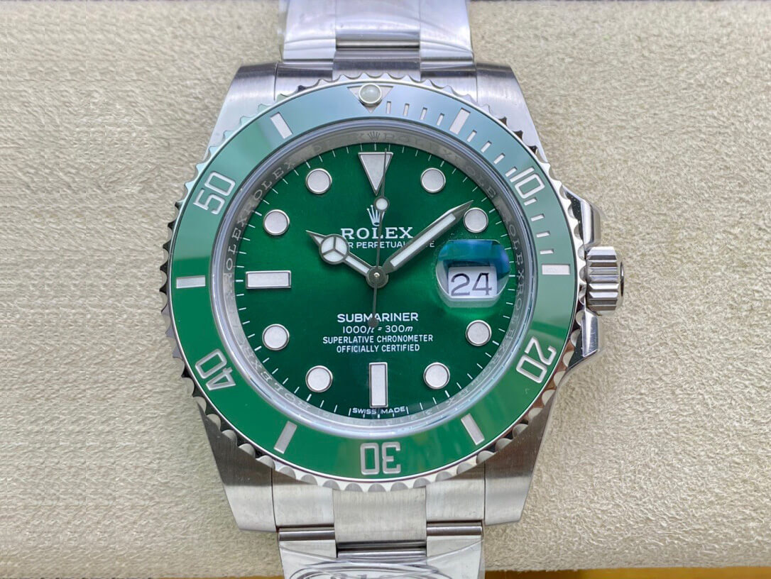 R01ex Submariner Replica 116610LV-97200 1:1 Best Edition Clean Factory V4 Green Dial