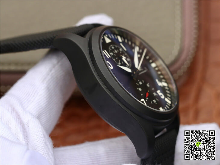 Replica IWC Pilot TOP GUN IW389001 1:1 Best Edition ZF Factory Black Dial