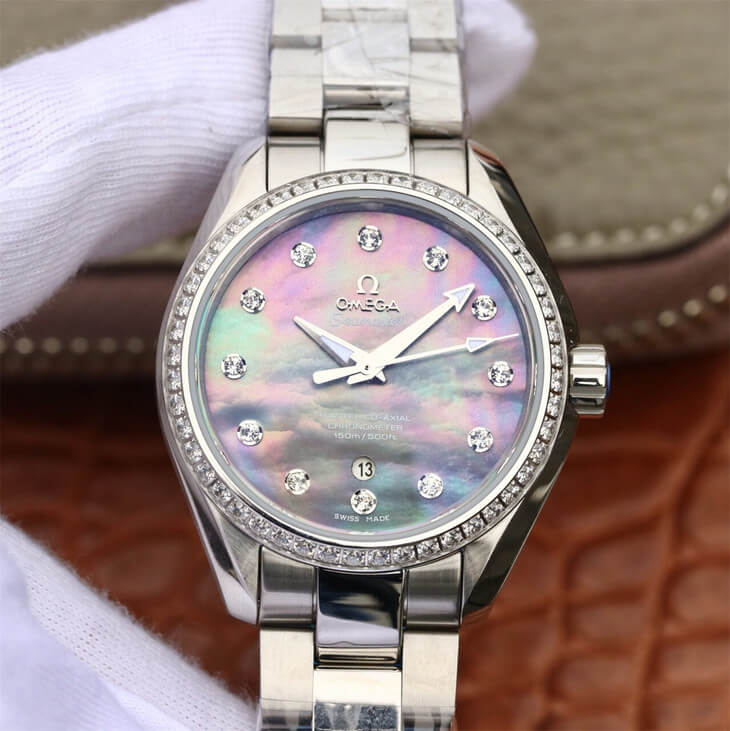 Replica 0me*ga Seamaster 231.15.34.20.57.001 Aqua Terra 150M 1:1 Best Edition 3S Factory Mother-Of-Pearl Dial
