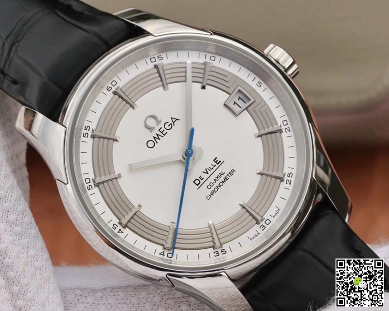 Replica 0me*ga De Ville 431.33.41.21.02.001 1:1 Best Edition VS Factory White Dial Swiss ETA8500
